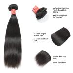 10A Grade Straight Virgin Human Hair 1 Bundle - 10 Inch